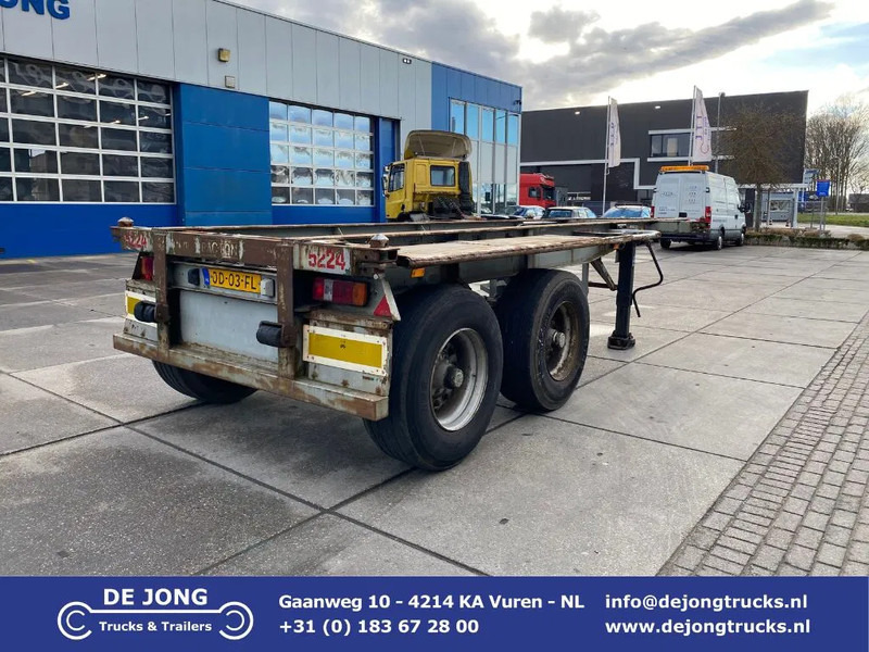 Pacton Container Chassis 20 FT / Steel Suspension - Semi-reboque transportador de contêineres/ Caixa móvel: foto 1 Pacton Container Chassis 20 FT / Steel Suspension - Semi-reboque transportador de contêineres/ Caixa móvel: foto 1