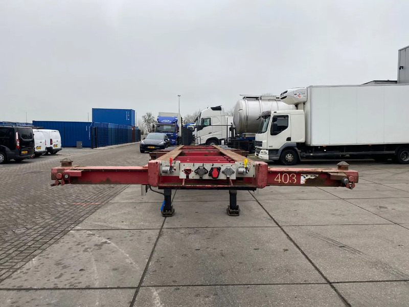 Schmitz Cargobull SCF 24 G Chassis / SAF + Disc / 1x Extendable / Lift axle - Semi-reboque transportador de contêineres/ Caixa móvel: foto 4 Schmitz Cargobull SCF 24 G Chassis / SAF + Disc / 1x Extendable / Lift axle - Semi-reboque transportador de contêineres/ Caixa móvel: foto 4