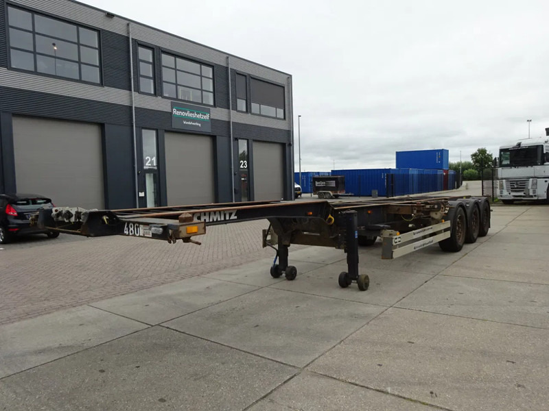 Schmitz Cargobull SCF 27 / SAF + Disc / 1x Extendable / 1x Lift Axle - Semi-reboque transportador de contêineres/ Caixa móvel: foto 4 Schmitz Cargobull SCF 27 / SAF + Disc / 1x Extendable / 1x Lift Axle - Semi-reboque transportador de contêineres/ Caixa móvel: foto 4