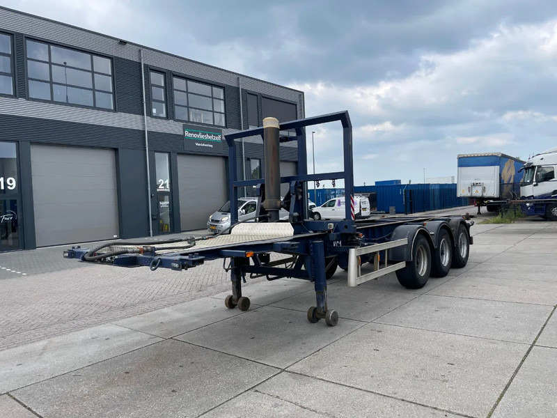 Van Hool 20 FT Tipping chassis / kiepchassis - Semi-reboque transportador de contêineres/ Caixa móvel: foto 2 Van Hool 20 FT Tipping chassis / kiepchassis - Semi-reboque transportador de contêineres/ Caixa móvel: foto 2
