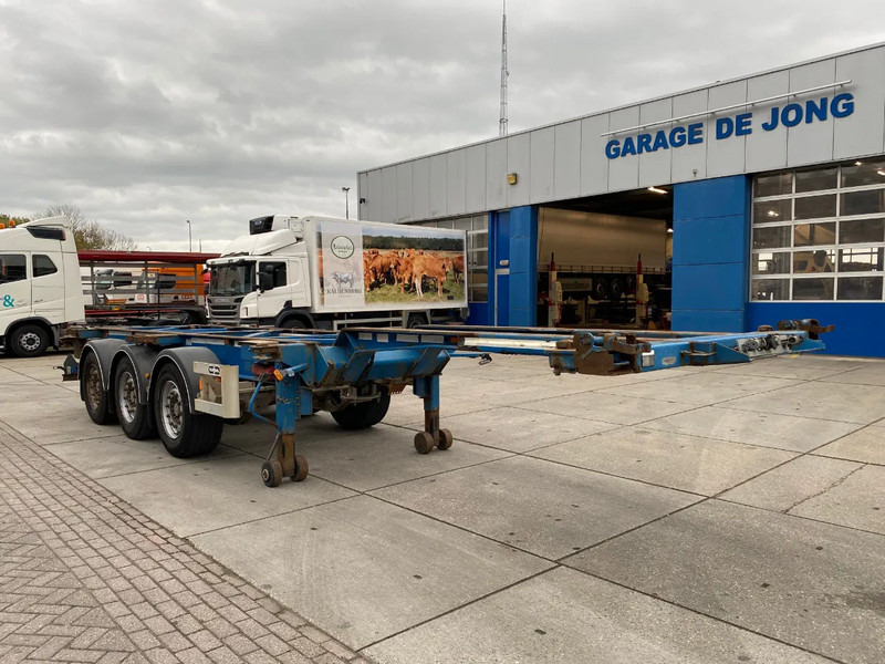 Van Hool 3B0079 / 2x Extendable / SAF Disc - Semi-reboque transportador de contêineres/ Caixa móvel: foto 4 Van Hool 3B0079 / 2x Extendable / SAF Disc - Semi-reboque transportador de contêineres/ Caixa móvel: foto 4