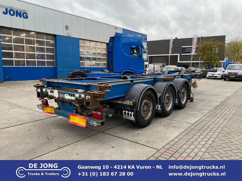 Van Hool 3B0079 / 2x Extendable / SAF Disc - Semi-reboque transportador de contêineres/ Caixa móvel: foto 1 Van Hool 3B0079 / 2x Extendable / SAF Disc - Semi-reboque transportador de contêineres/ Caixa móvel: foto 1