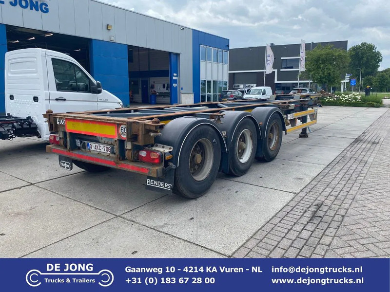 Van Hool Container Chassis / 40-45 FT / BPW - Semi-reboque transportador de contêineres/ Caixa móvel: foto 1 Van Hool Container Chassis / 40-45 FT / BPW - Semi-reboque transportador de contêineres/ Caixa móvel: foto 1