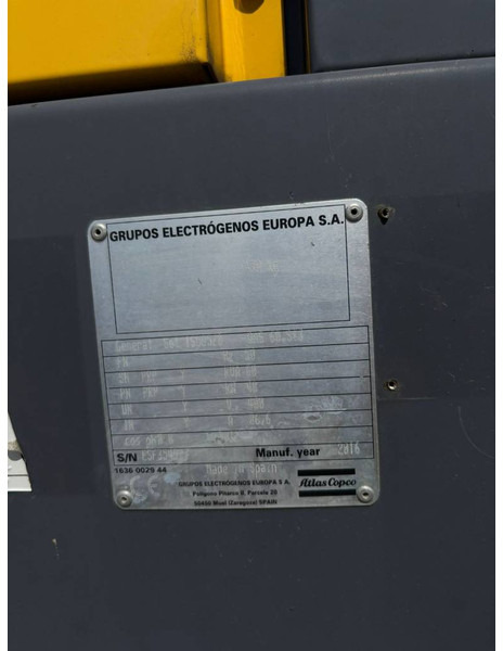 Atlas-Copco QAS 60 ST3 - Gerador elétrico: foto 5 Atlas-Copco QAS 60 ST3 - Gerador elétrico: foto 5
