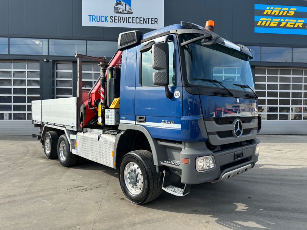 MERCEDES Actros 2648 6x4/4 Fassi455 SZM/Pritsche - Camião grua: foto 4 MERCEDES Actros 2648 6x4/4 Fassi455 SZM/Pritsche - Camião grua: foto 4