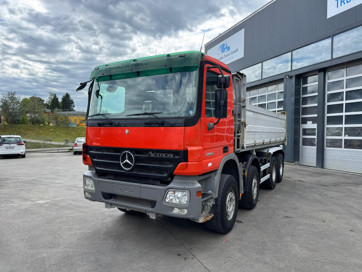 MERCEDES Actros 3246 8x4 Meiller 3 Seitenkipper - Camião basculante: foto 1 MERCEDES Actros 3246 8x4 Meiller 3 Seitenkipper - Camião basculante: foto 1