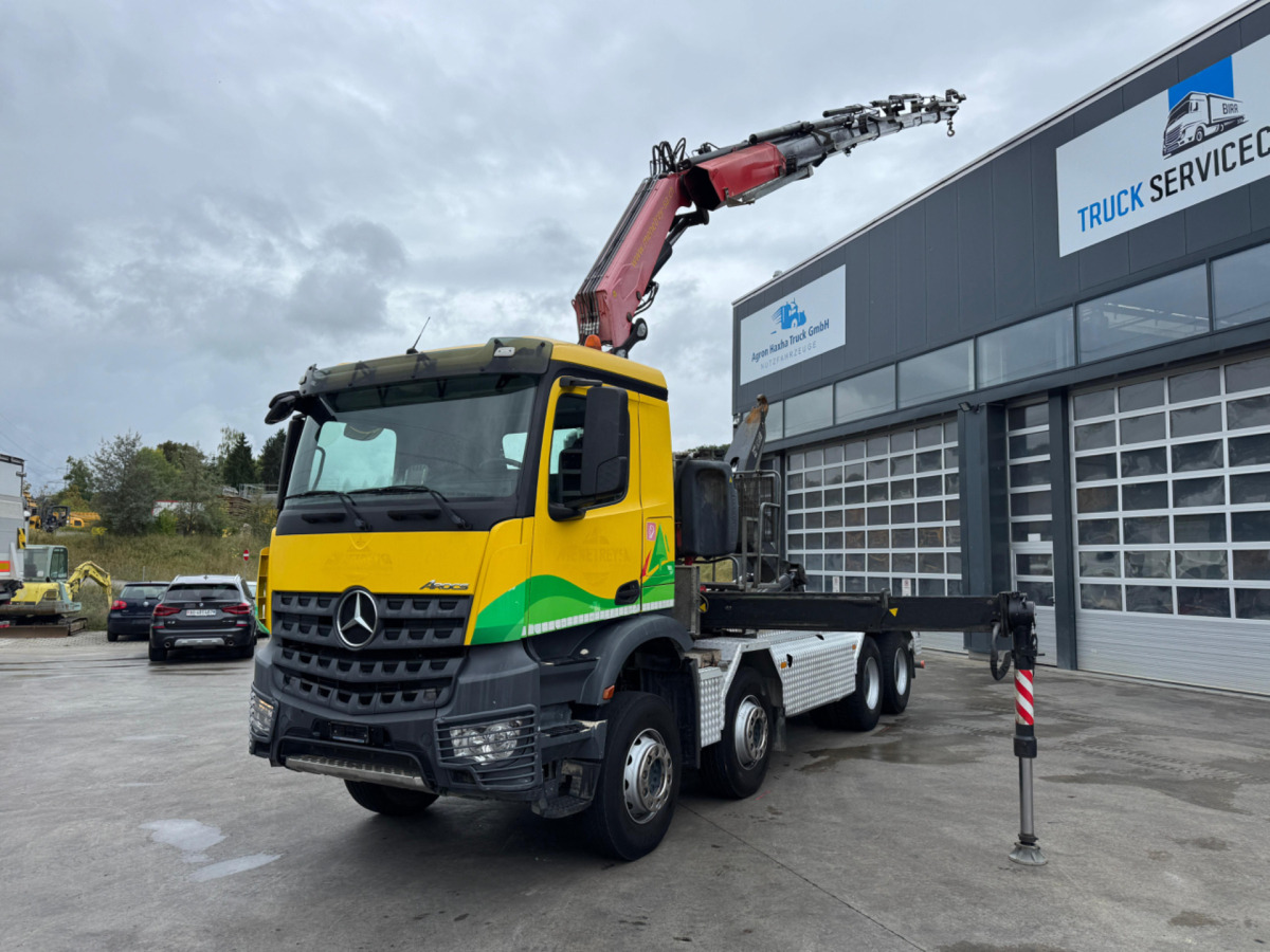 MERCEDES Arocs 3248 8x4 Fassi 315-7 mit Hiab 21T - Camião grua: foto 1 MERCEDES Arocs 3248 8x4 Fassi 315-7 mit Hiab 21T - Camião grua: foto 1