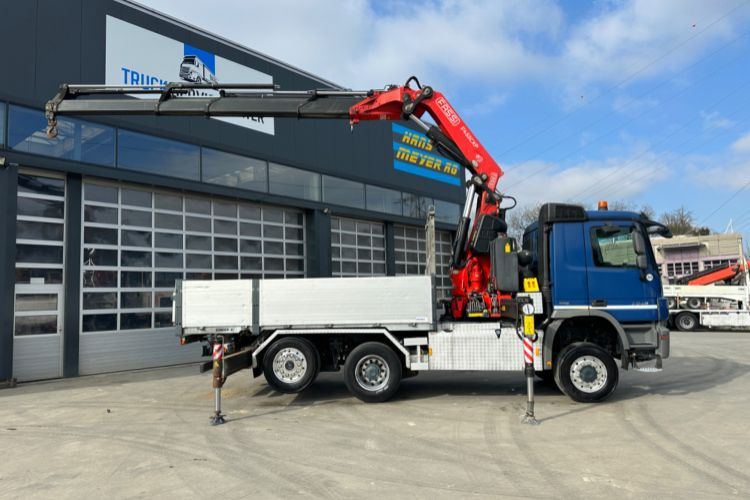 Camião grua, Camião de caixa aberta/ Plataforma Mercedes-Benz Actros 2648 6x4/4 Fassi455 SZM/Pritsche: foto 13