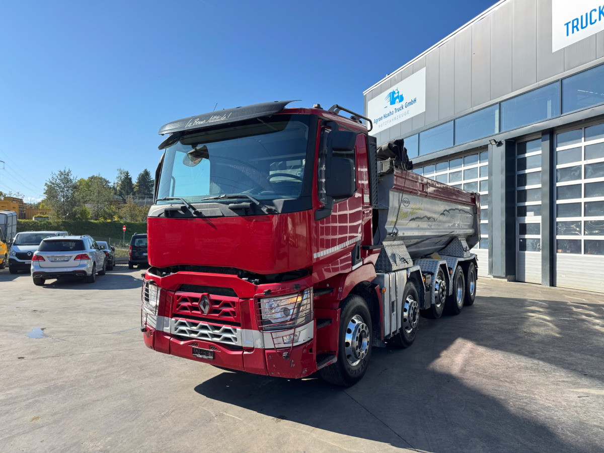 RENAULT C520 10x4 Abschiebemulde (no tipper) - Camião polibenne: foto 1 RENAULT C520 10x4 Abschiebemulde (no tipper) - Camião polibenne: foto 1