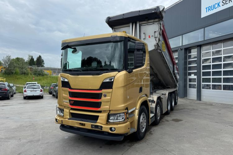 Scania R500 XT 10x4 Meiller - Camião basculante: foto 1 Scania R500 XT 10x4 Meiller - Camião basculante: foto 1