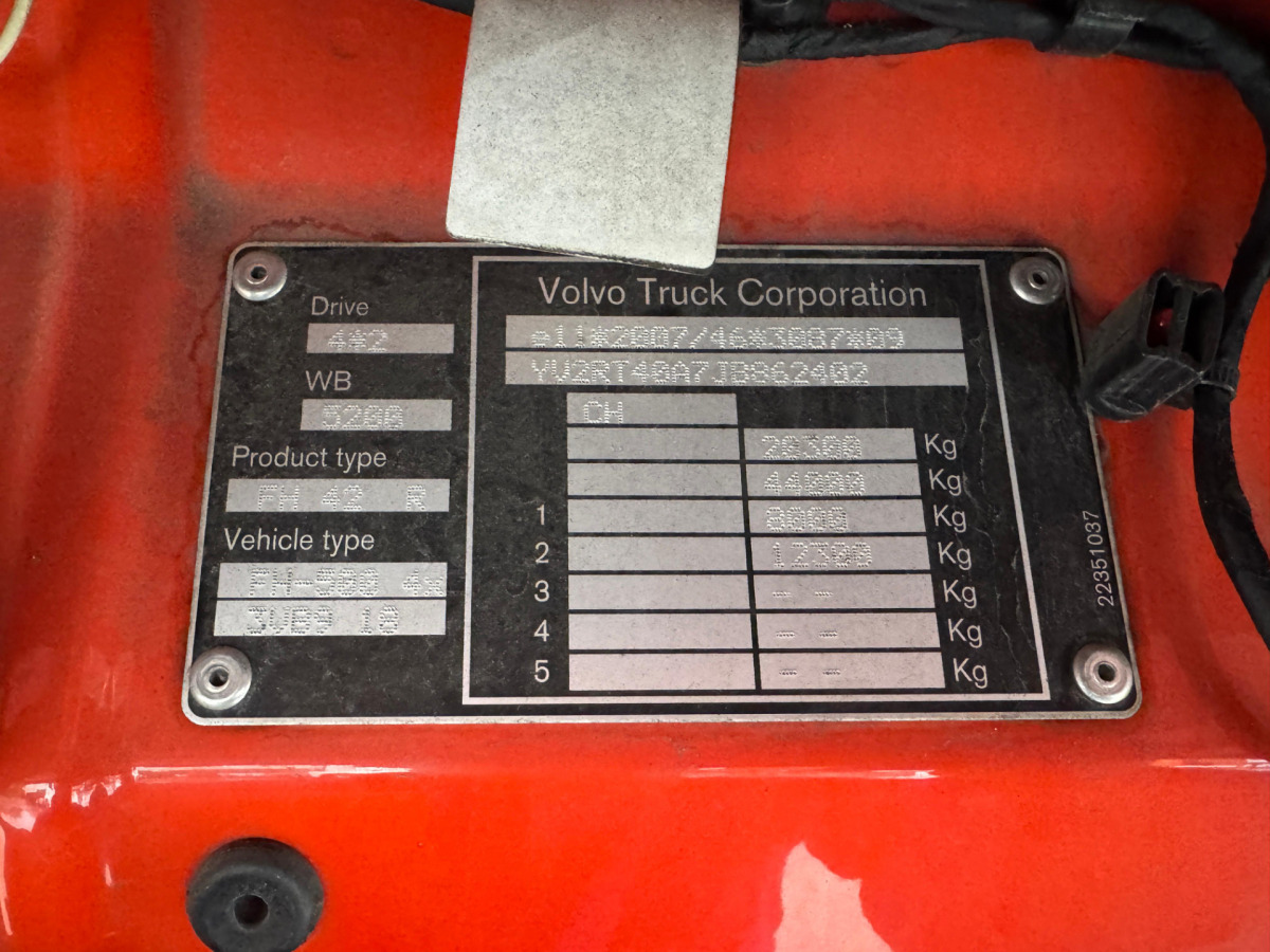 Camião de lona VOLVO FH-500 4x2 3-Meter Innenhöhe: foto 17