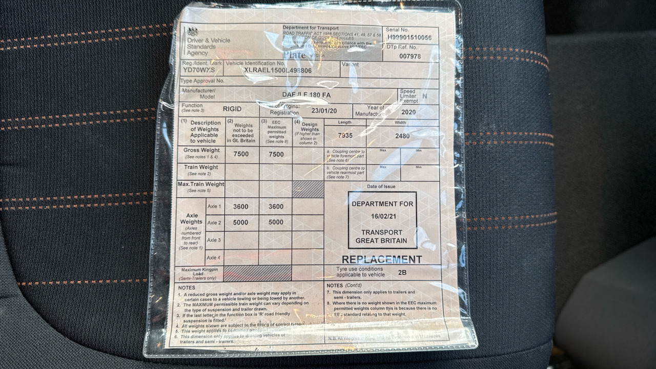 Camião de lona DAF LF 180: foto 11 Camião de lona DAF LF 180: foto 11