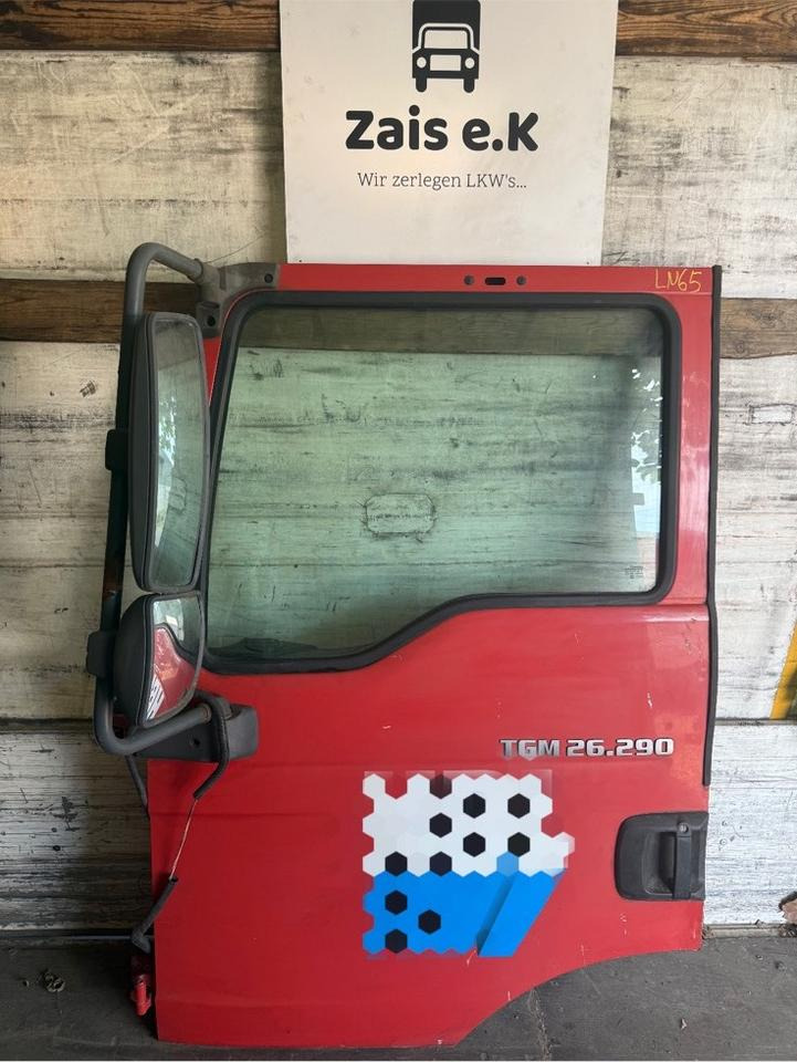 MAN TGM Fahrertür Rot Spiegel Innenverkleidung LN 65 - Porta e peças para Camião: foto 1 MAN TGM Fahrertür Rot Spiegel Innenverkleidung LN 65 - Porta e peças para Camião: foto 1