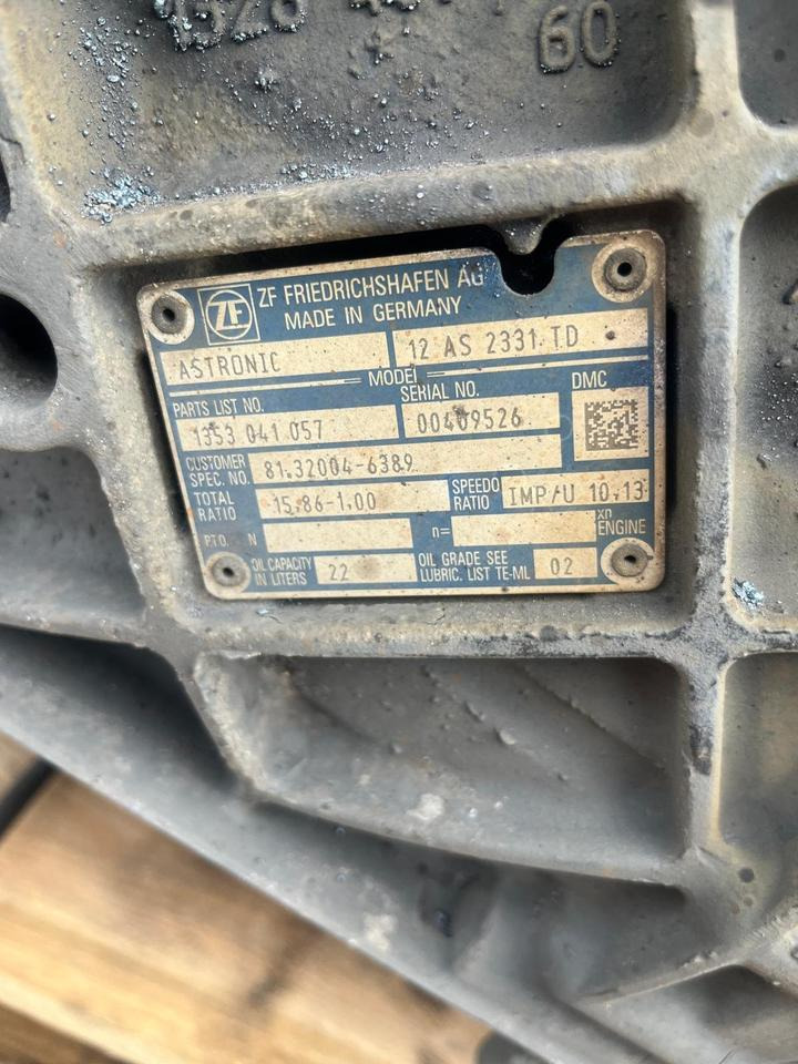 MAN TGX Getriebe ZF 12 AS 2331 TD mit Intarder 3 - Caixa de velocidade para Camião: foto 2 MAN TGX Getriebe ZF 12 AS 2331 TD mit Intarder 3 - Caixa de velocidade para Camião: foto 2