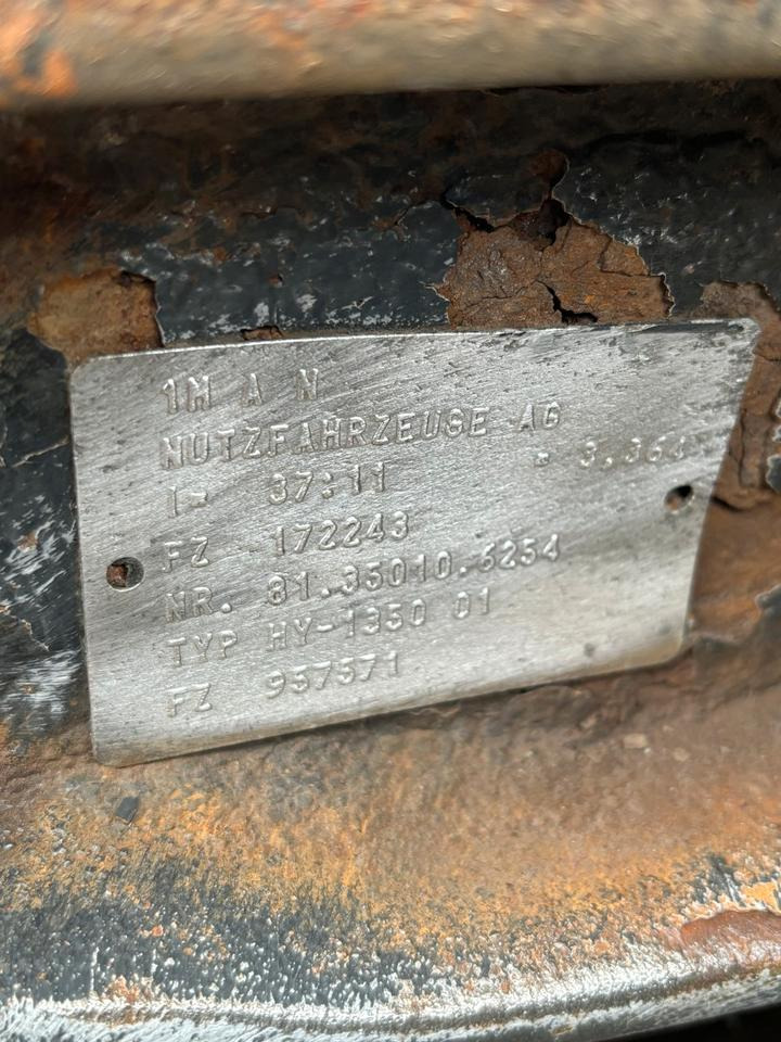 MAN TGX Hinterachse 37:11 / 81.35010.6254 18-Tonner - Eixo traseiro para Camião: foto 5 MAN TGX Hinterachse 37:11 / 81.35010.6254 18-Tonner - Eixo traseiro para Camião: foto 5