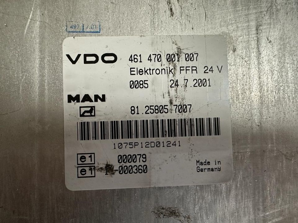 MAN VDO ELEKTRONIK FFR Steuergerät 81.25805.7007 - Centralina electrónica para Camião: foto 2 MAN VDO ELEKTRONIK FFR Steuergerät 81.25805.7007 - Centralina electrónica para Camião: foto 2