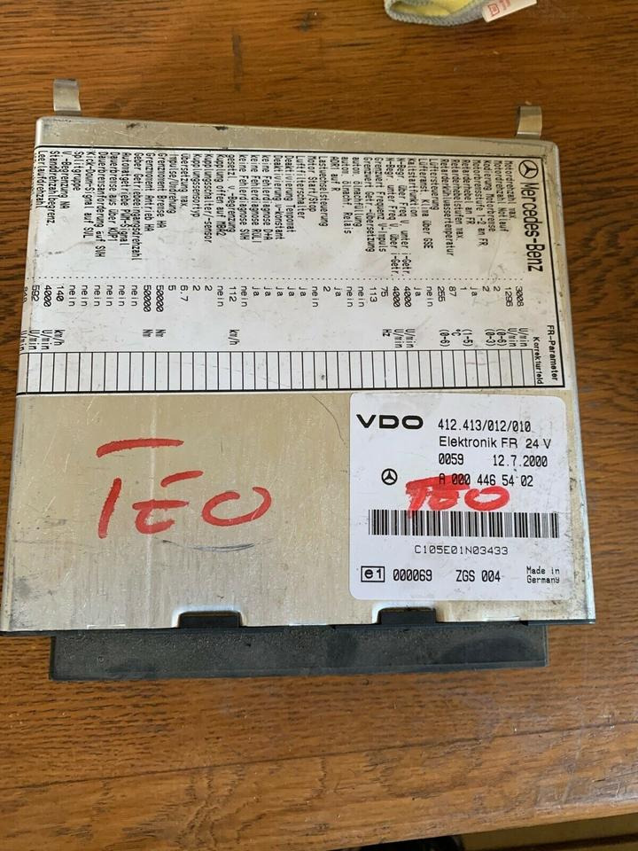 Mercedes Atego Elektronik FR Steuergerät A 000 446 54 02 - Centralina electrónica para Camião: foto 1 Mercedes Atego Elektronik FR Steuergerät A 000 446 54 02 - Centralina electrónica para Camião: foto 1