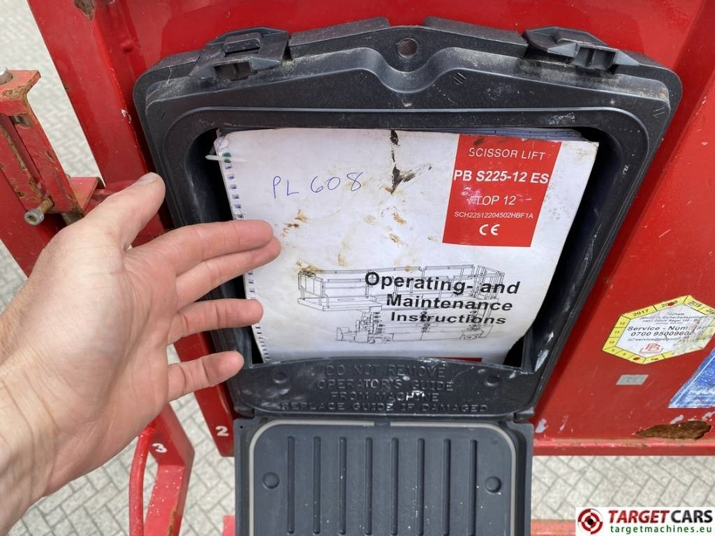 Plataforma de Tijera/ Plataforma de tesoura PB-Lift S225-12ES Electric Scissor Work Lift 2250cm: foto 25 Plataforma de Tijera/ Plataforma de tesoura PB-Lift S225-12ES Electric Scissor Work Lift 2250cm: foto 25