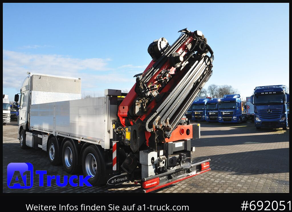 Camião de caixa aberta/ Plataforma, Camião grua DAF XF 510 SSC PK 34.002, Jib Seilwinde Funk: foto 10