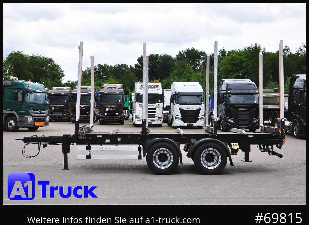 Reboque transporte de madeira DOLL Befa Tandem Holz Wood Exte Rungen, 171 tkm,: foto 12