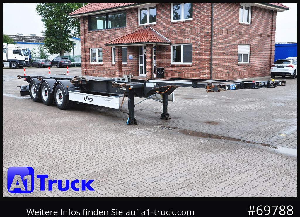 FLIEGL SDS 380, SAF Lift, 20/30/40 - 5100 Kg. - Semi-reboque transportador de contêineres/ Caixa móvel: foto 1 FLIEGL SDS 380, SAF Lift, 20/30/40 - 5100 Kg. - Semi-reboque transportador de contêineres/ Caixa móvel: foto 1