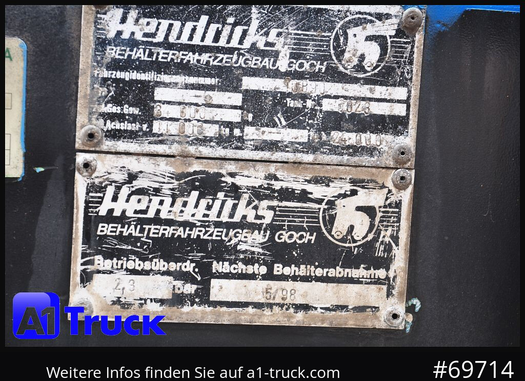 HENDRICKS,GOCH ca 32m³ Vogelsang Pumpe Gülle Sickerwasser - Semi-reboque cisterna: foto 5 HENDRICKS,GOCH ca 32m³ Vogelsang Pumpe Gülle Sickerwasser - Semi-reboque cisterna: foto 5