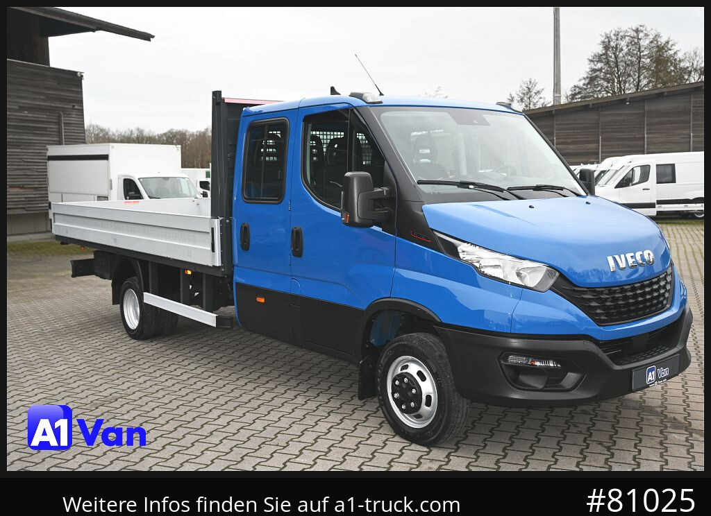 IVECO Daily 50C18 Doka Pritsche, AHK, Klima, 4,5m Ladefläche - Carrinha de caixa aberta, Carrinha cabine dupla: foto 1 IVECO Daily 50C18 Doka Pritsche, AHK, Klima, 4,5m Ladefläche - Carrinha de caixa aberta, Carrinha cabine dupla: foto 1
