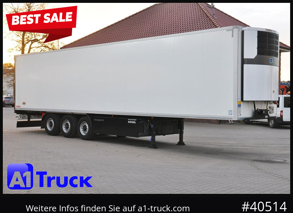 KOEGEL ThermoKing A400, Doppelstock, Blumenbreit - Semi-reboque frigorífico: foto 1 KOEGEL ThermoKing A400, Doppelstock, Blumenbreit - Semi-reboque frigorífico: foto 1