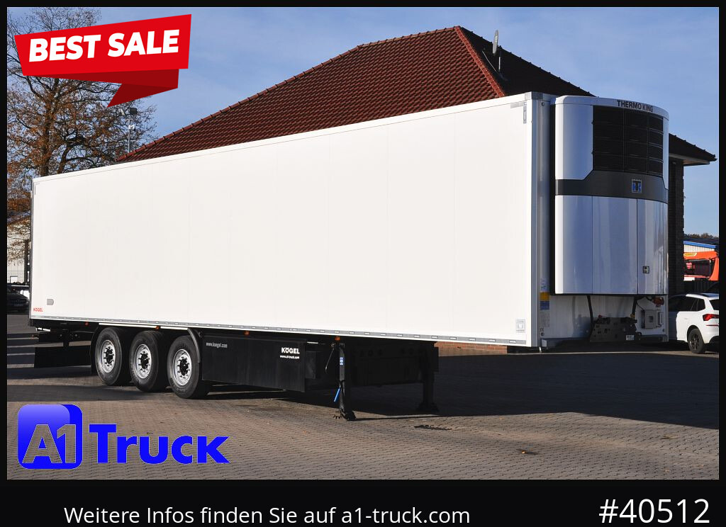 KOEGEL ThermoKing A400, Doppelstock, Blumenbreit - Semi-reboque frigorífico: foto 1 KOEGEL ThermoKing A400, Doppelstock, Blumenbreit - Semi-reboque frigorífico: foto 1