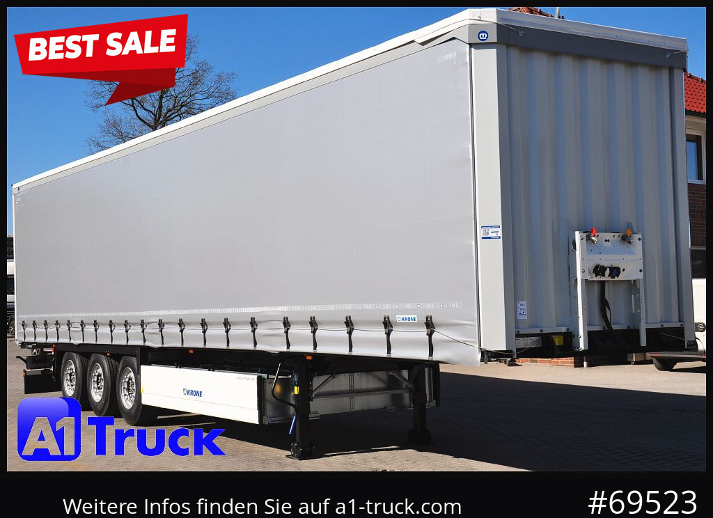 KRONE 5 x SD Tautliner, mit TPMS, NEU, sofort verfügbar, - Semi-reboque de lona: foto 1 KRONE 5 x SD Tautliner, mit TPMS, NEU, sofort verfügbar, - Semi-reboque de lona: foto 1
