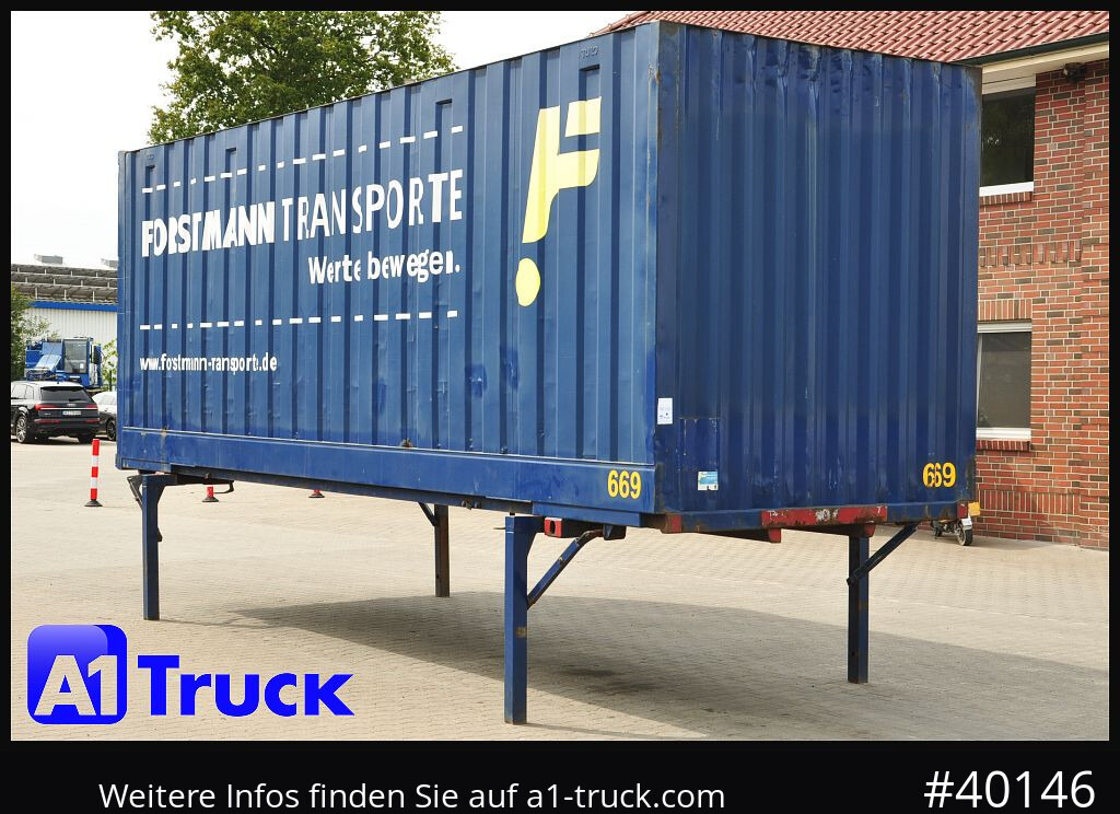 KRONE BDF 7,82 Container, 2700mm Innenhöhe, Portaltür - Contentor marítimo: foto 1 KRONE BDF 7,82 Container, 2700mm Innenhöhe, Portaltür - Contentor marítimo: foto 1