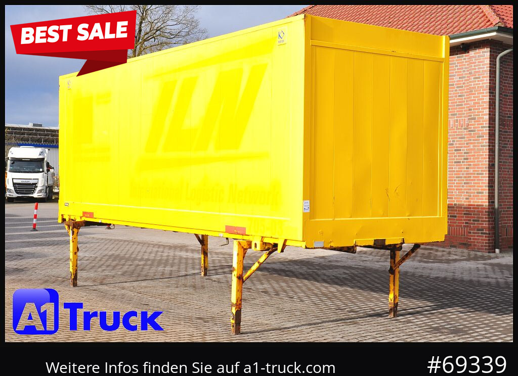 KRONE BDF 7,82 Wechselbrücke, 2730mm Innenhöhe. - Carroçaria para furgões: foto 1 KRONE BDF 7,82 Wechselbrücke, 2730mm Innenhöhe. - Carroçaria para furgões: foto 1