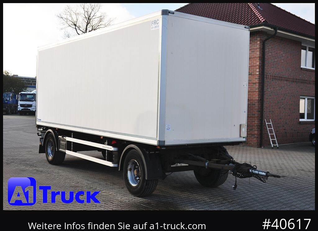 KRONE Koffer ISO, stakr isoliert ehemaliger Kühlkoffer, Aluboden - Reboque furgão: foto 1 KRONE Koffer ISO, stakr isoliert ehemaliger Kühlkoffer, Aluboden - Reboque furgão: foto 1