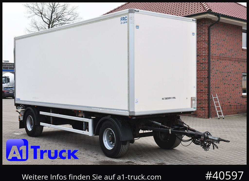 KRONE Koffer ISO, stakr isoliert ehemaliger Kühlkoffer, Aluboden - Reboque furgão: foto 1 KRONE Koffer ISO, stakr isoliert ehemaliger Kühlkoffer, Aluboden - Reboque furgão: foto 1