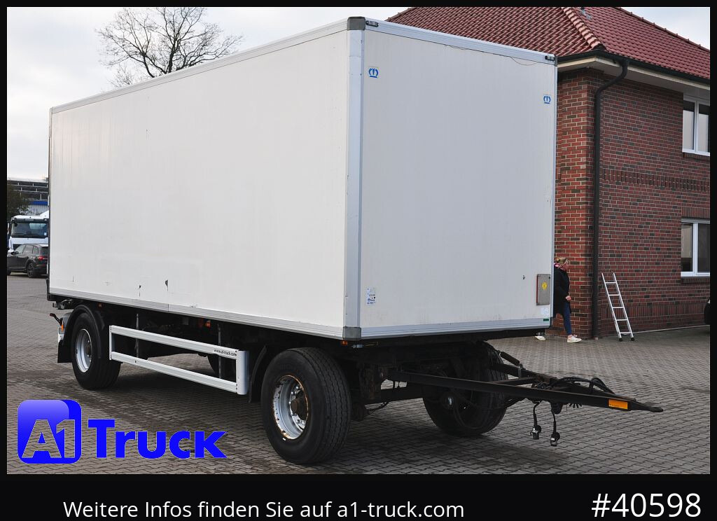 KRONE Koffer ISO, stakr isoliert ehemaliger Kühlkoffer, Aluboden - Reboque furgão: foto 1 KRONE Koffer ISO, stakr isoliert ehemaliger Kühlkoffer, Aluboden - Reboque furgão: foto 1