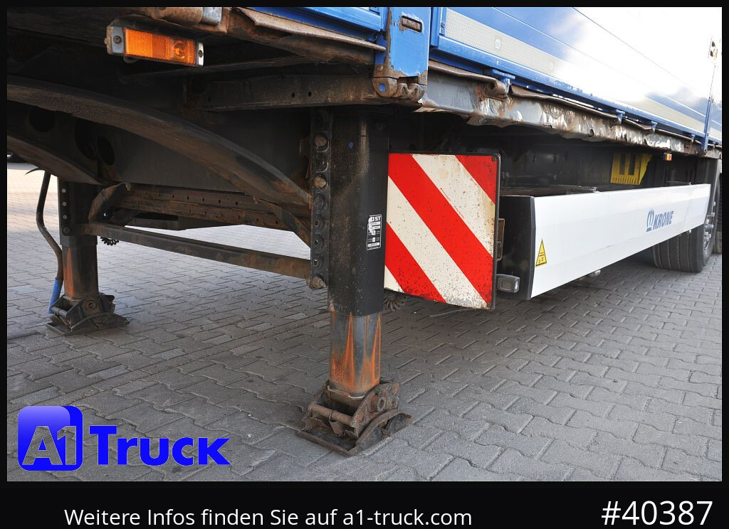 Semi-reboque plataforma/ Caixa aberta KRONE Mega, Pritsche, 1 Vorbesitzer, TÜV 01-2026, Staplerhalterung: foto 6 Semi-reboque plataforma/ Caixa aberta KRONE Mega, Pritsche, 1 Vorbesitzer, TÜV 01-2026, Staplerhalterung: foto 6
