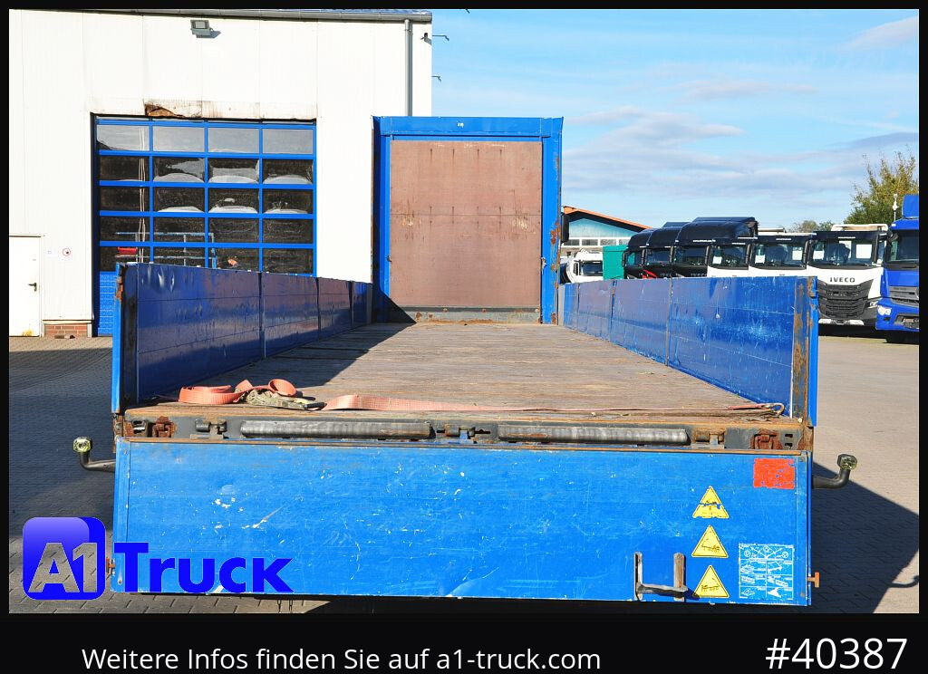 Semi-reboque plataforma/ Caixa aberta KRONE Mega, Pritsche, 1 Vorbesitzer, TÜV 01-2026, Staplerhalterung: foto 15 Semi-reboque plataforma/ Caixa aberta KRONE Mega, Pritsche, 1 Vorbesitzer, TÜV 01-2026, Staplerhalterung: foto 15