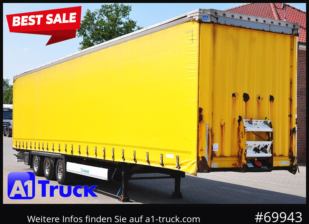 KRONE SD, Mega, Code XL, VDI 2700, DC 9.5 - Semi-reboque de lona: foto 1 KRONE SD, Mega, Code XL, VDI 2700, DC 9.5 - Semi-reboque de lona: foto 1