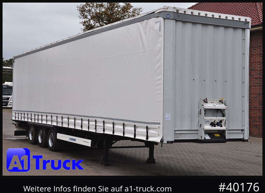 KRONE SD, Mega, neue Plane, Code XL, TÜV 11/2026 - Semi-reboque de lona: foto 1 KRONE SD, Mega, neue Plane, Code XL, TÜV 11/2026 - Semi-reboque de lona: foto 1