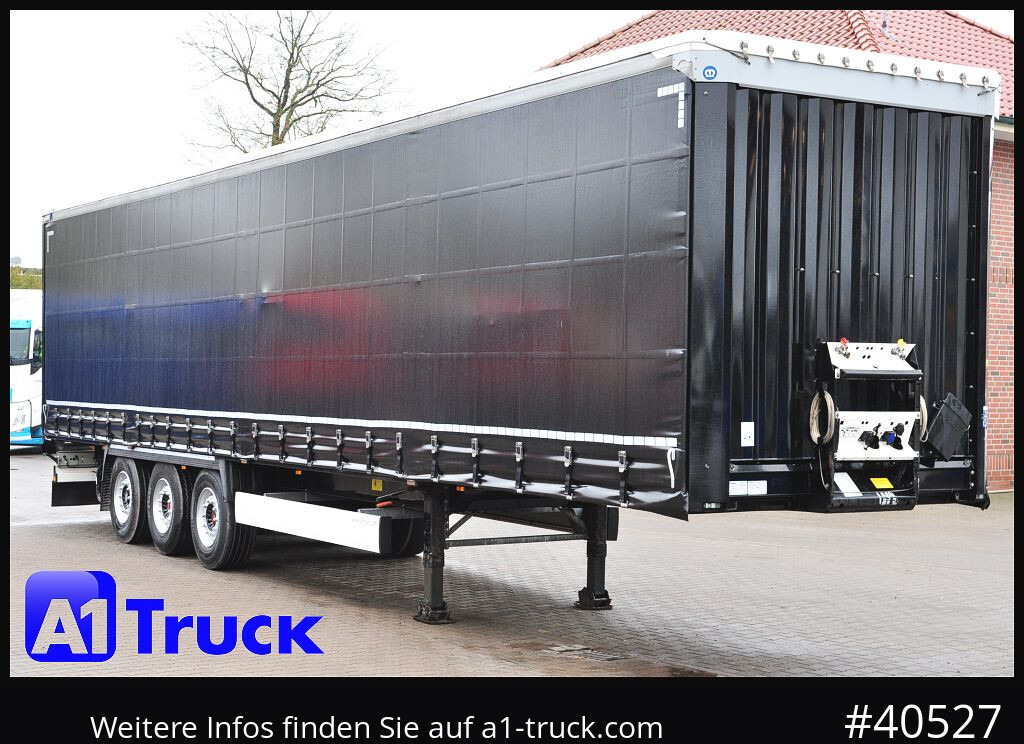 KRONE SD, Tautliner, neue Plane, 202.590km, 1 Vorbesitzer - Semi-reboque de lona: foto 1 KRONE SD, Tautliner, neue Plane, 202.590km, 1 Vorbesitzer - Semi-reboque de lona: foto 1