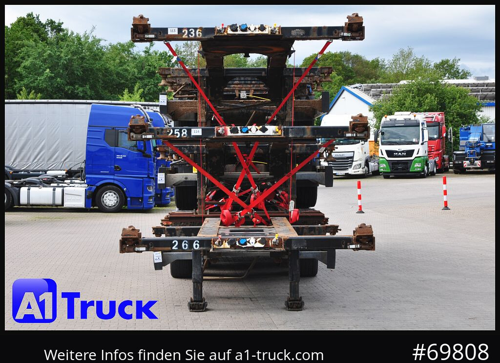 KRONE SDC, Containerchassis, 3 erPaket, 2x20/30/40/45, - Semi-reboque transportador de contêineres/ Caixa móvel: foto 3 KRONE SDC, Containerchassis, 3 erPaket, 2x20/30/40/45, - Semi-reboque transportador de contêineres/ Caixa móvel: foto 3
