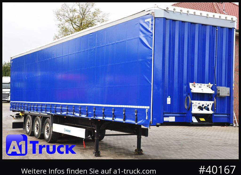 KRONE Tautliner, Liftachse, Coimulde, Ice Protect, TÜV 09/2026 - Semi-reboque de lona: foto 1 KRONE Tautliner, Liftachse, Coimulde, Ice Protect, TÜV 09/2026 - Semi-reboque de lona: foto 1
