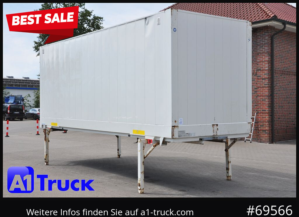 KRONE Wechselbrücke BDF 7,45 Koffer, Textil 2750mm innen, 20 x vorhanden - Carroçaria para furgões: foto 1 KRONE Wechselbrücke BDF 7,45 Koffer, Textil 2750mm innen, 20 x vorhanden - Carroçaria para furgões: foto 1