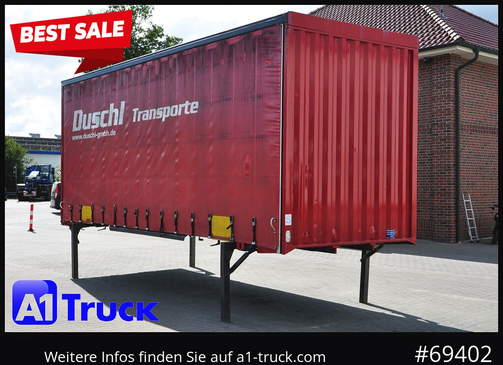 KRONE Wechselbrücke Jumbo BDF 7,82 - Toldo carroçaria: foto 1 KRONE Wechselbrücke Jumbo BDF 7,82 - Toldo carroçaria: foto 1