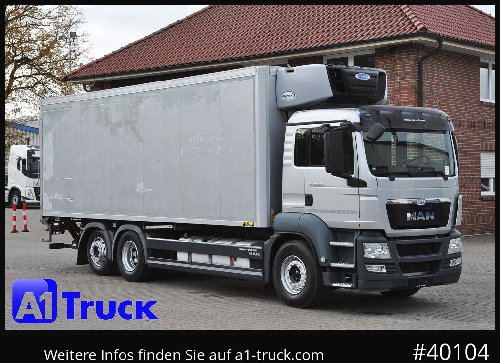 MAN TGS 26.360, Carrier 1150 Rolltor+ LBW, Liftachse, - Camião frigorífico: foto 1 MAN TGS 26.360, Carrier 1150 Rolltor+ LBW, Liftachse, - Camião frigorífico: foto 1