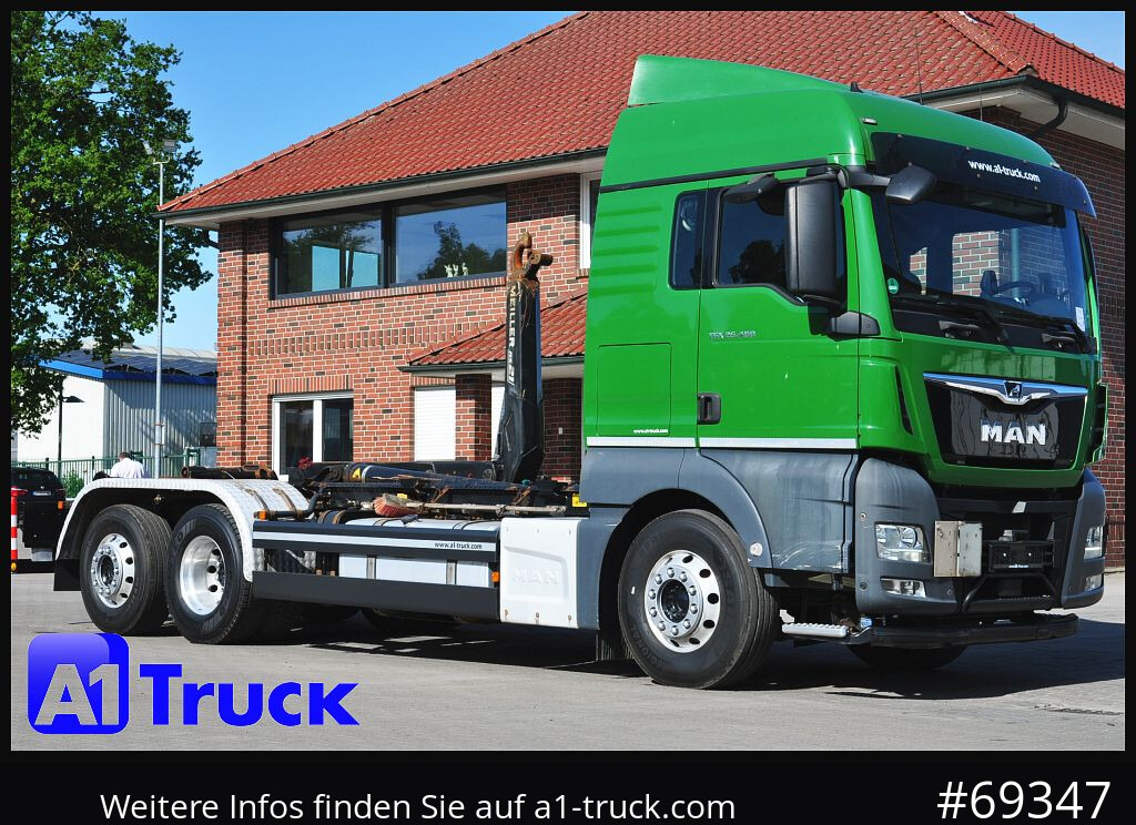 MAN TGX 26.460 XLX BL 6x2, Meiller, Funk - Camião polibenne: foto 1 MAN TGX 26.460 XLX BL 6x2, Meiller, Funk - Camião polibenne: foto 1