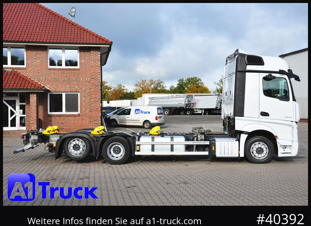 Camião transportador de contêineres/ Caixa móvel MERCEDES-BENZ 2545, BigSpace Multiwechsler  BDF 7.45-7.82,: foto 8