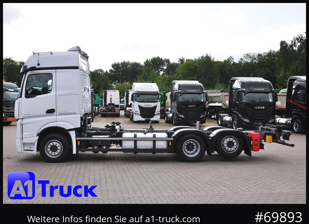 Camião transportador de contêineres/ Caixa móvel MERCEDES-BENZ 2545, Multi BDF, Wechsler, 7.45-7.82, MIDI, LIftachse: foto 11