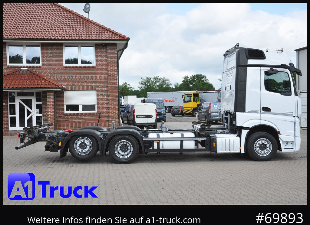 Camião transportador de contêineres/ Caixa móvel MERCEDES-BENZ 2545, Multi BDF, Wechsler, 7.45-7.82, MIDI, LIftachse: foto 8