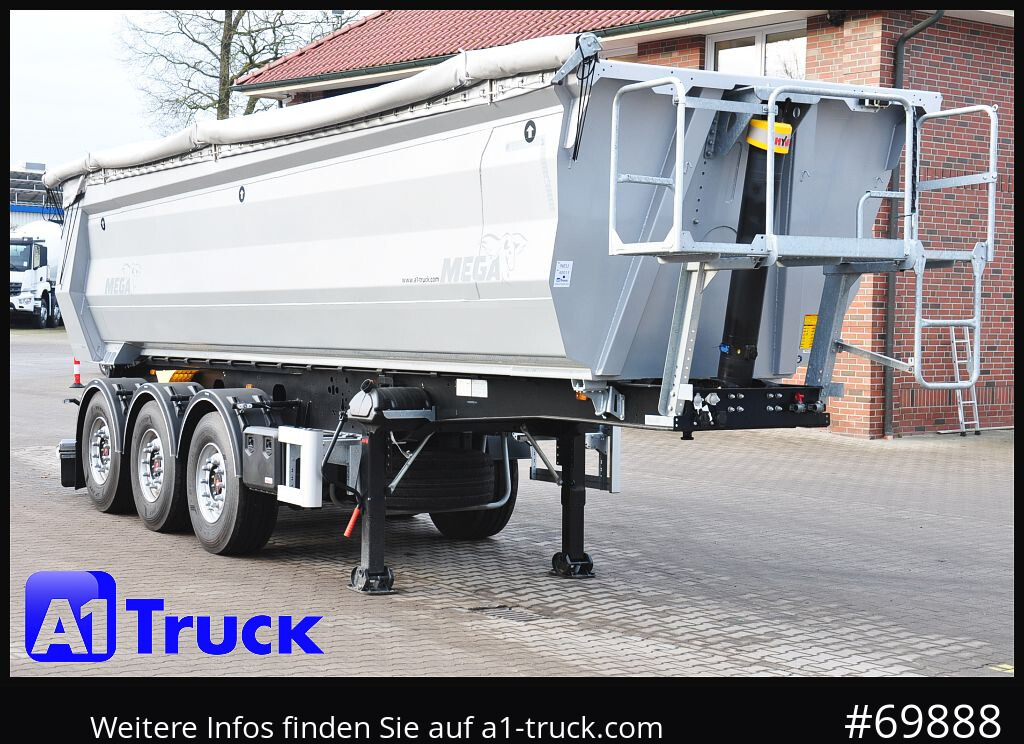 REISCH Mega 28m³ Lift Stahl SAF Hardox - Semi-reboque basculante: foto 1 REISCH Mega 28m³ Lift Stahl SAF Hardox - Semi-reboque basculante: foto 1